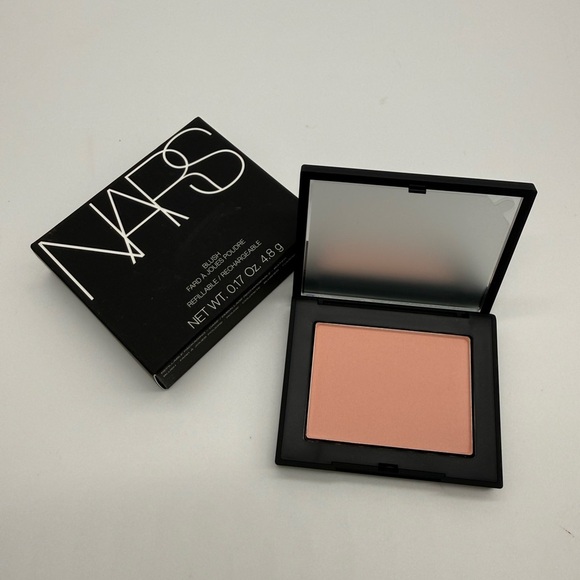 A radiant flush in every drop ✨ NARS Liquid Blush delivers  NARS Blush in Soft Coral